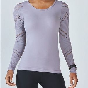 Long sleeve seamless top